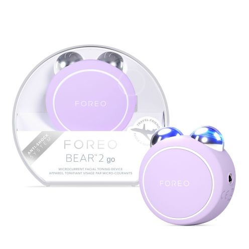 FOREO BEAR 2 Go Lavender, microcurrent facial device