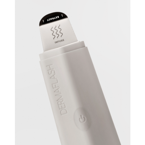 DERMAFLASH DERMAPORE+ Ultrasonic Pore Extractor & Skincare Infuser, Stone