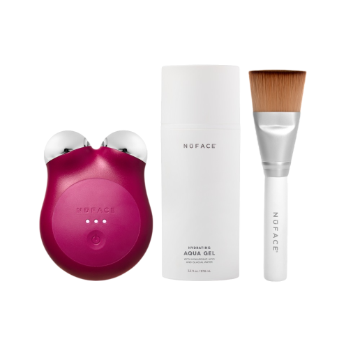NuFACE MINI+ Smart On-the-Go Facial Toning Kit - Velvet Rose Limited Edition