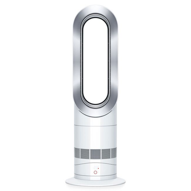 Dyson AM09 White/Silver fan - heats and cools