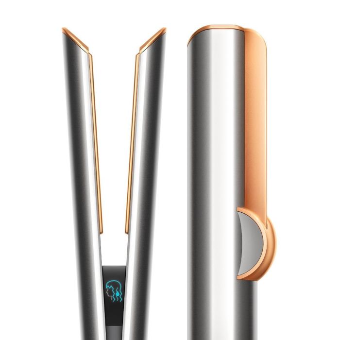 Dyson Airstrait Hair Straightener Bright Nickel/Bright Copper detailed look