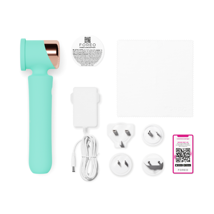 FOREO PEACH 2 IPL device for hair removal, Mint whats in the box