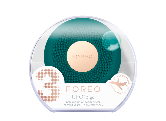 FOREO UFO 3 go smart facial care device, Evergreen
