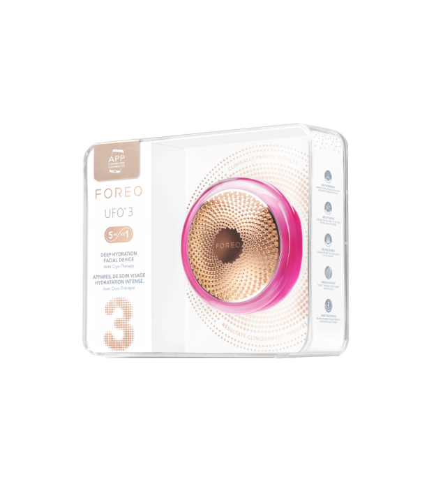 FOREO UFO 3 Smart facial hydration device, Fuchsia