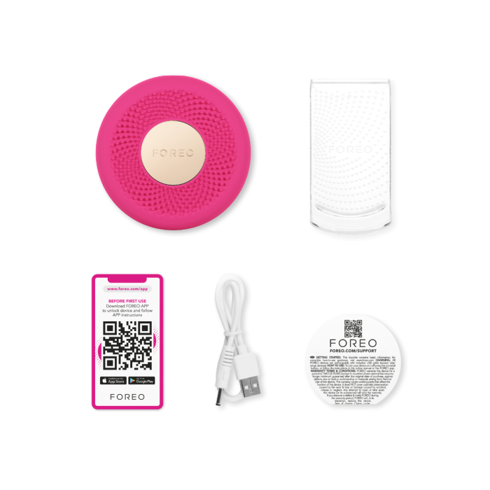 FOREO UFO 3 LED - Smart LED & NIR Therapy Device whats in the box